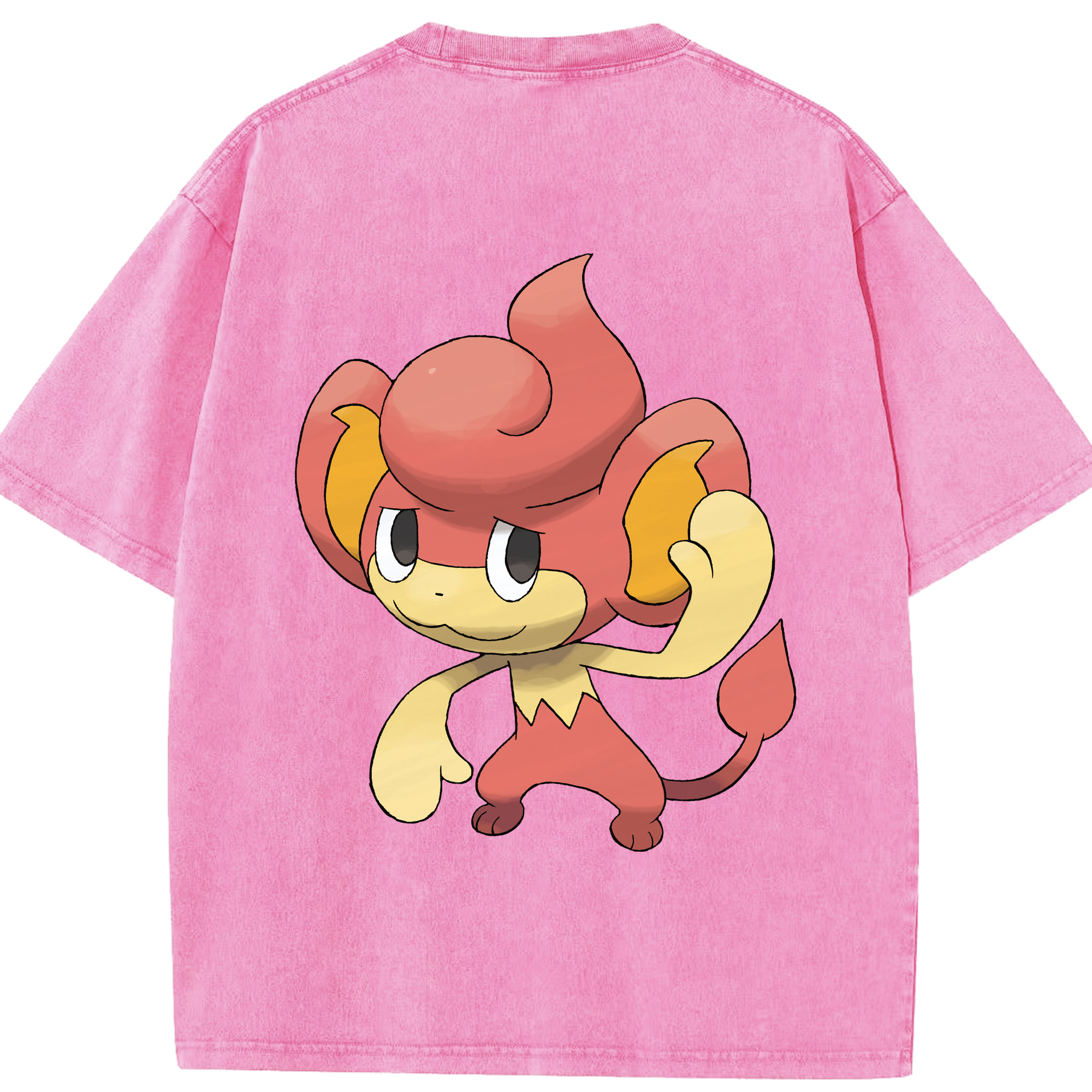 （画像用） ポケットモンスター Pokémon 綿100% ヴィンテージ風 半袖Tシャツ（背面プリント）